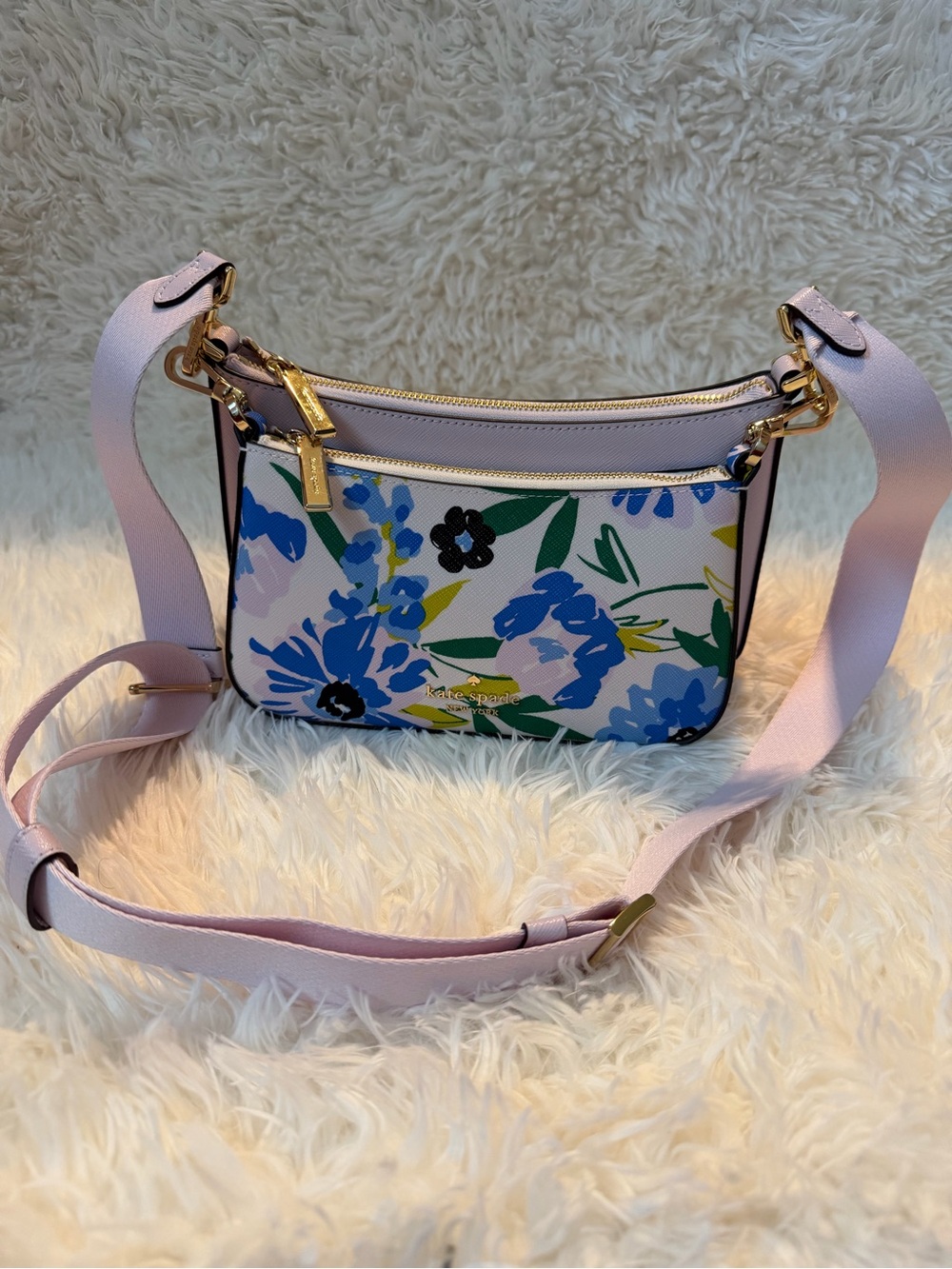 Kate Spade Festival Floral Duo Crossbody Cream/Multicolor - Picture 11 of 13